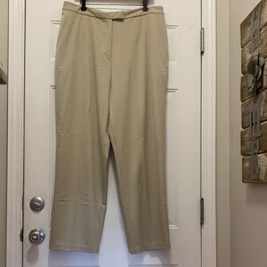 3/$15 Pantology Beige Khaki Wide-Leg Trousers Size 20W